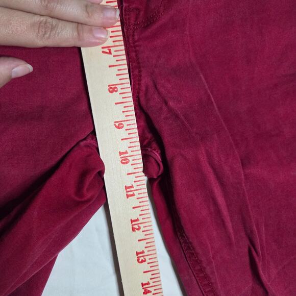 Old Navy Burgundy Super Skinny High Rise Jeans Size 4 - Picture 6 of 8